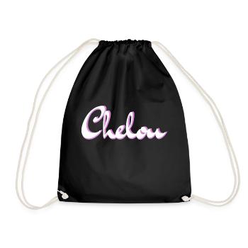 Chelou 4 - Drawstring Bag - black - Front