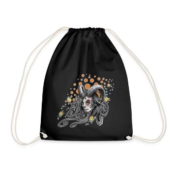 Goddess of Autumn - Drawstring Bag - black - Front