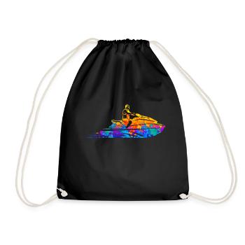 Jetski Jet Ski Sports Nautiques - Sac de sport léger - noir - Devant