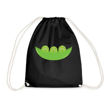 pois Français - Sac de sport léger - noir - Devant