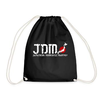 JDM Japanese Domestic Market Tuning Japan - Turnbeutel - Schwarz - Vorne