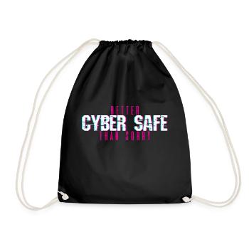 Mieux vaut cyber-sécurité que désolé 4 - Sac de sport léger - noir - Devant