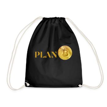 PLAN B - Turnbeutel - Schwarz - Vorne