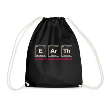 TERRE - avec des éléments du système persiode - Sac de sport léger - noir - Devant