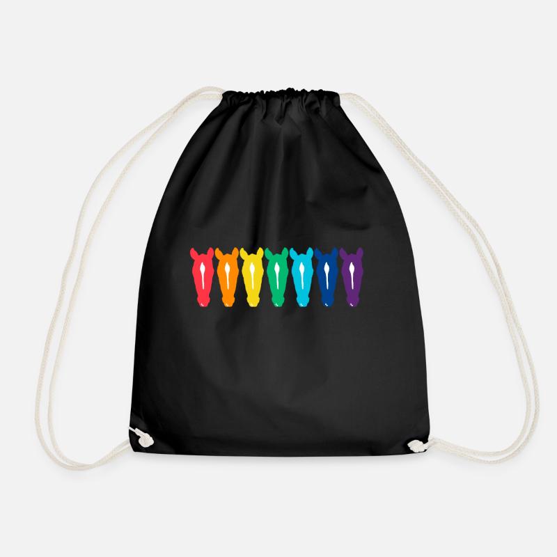 Amudy: Amadeus’Rainbow - Sac de sport léger - noir