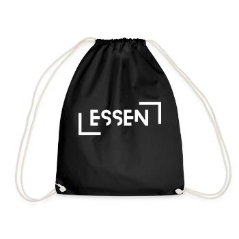 Eat - Drawstring Bag - black - Front