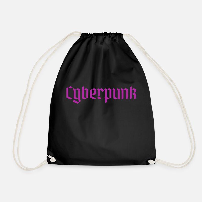 Cyberpunk - Turnbeutel - Schwarz