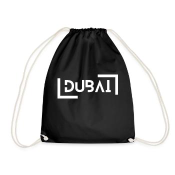 Dubai - Drawstring Bag - black - Front