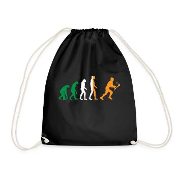 The Evolution of Hurling - Drawstring Bag - black - Front