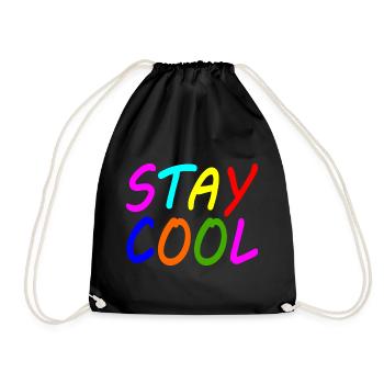 Stay cool - Sac de sport léger - noir - Devant