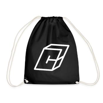 Lettre d’esquisse C - Sac de sport léger - noir - Devant