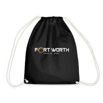 Fort Worth Texas 2024 Eclipse Souvenir 8 avril - Sac de sport léger - noir - Devant