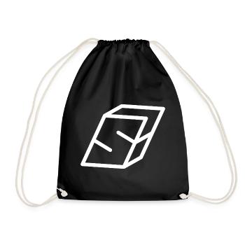 Lettre d’esquisse S - Sac de sport léger - noir - Devant