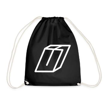Lettre d’esquisse U - Sac de sport léger - noir - Devant