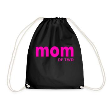 Maman dictons idée cadeau maman maman - Sac de sport léger - noir - Devant