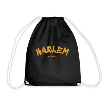 Harlem - New York City - USA - America - Drawstring Bag - black - Front