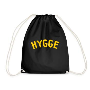 Hygge Style de vie scandinave - Sac de sport léger - noir - Devant