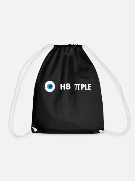 I Hate People - Funny Design - Turnbeutel - Schwarz