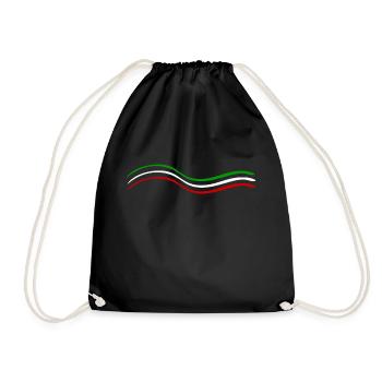 Vert Blanc Rouge - Sac de sport léger - noir - Devant