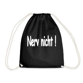 Auto - Turnbeutel - Schwarz - Vorne