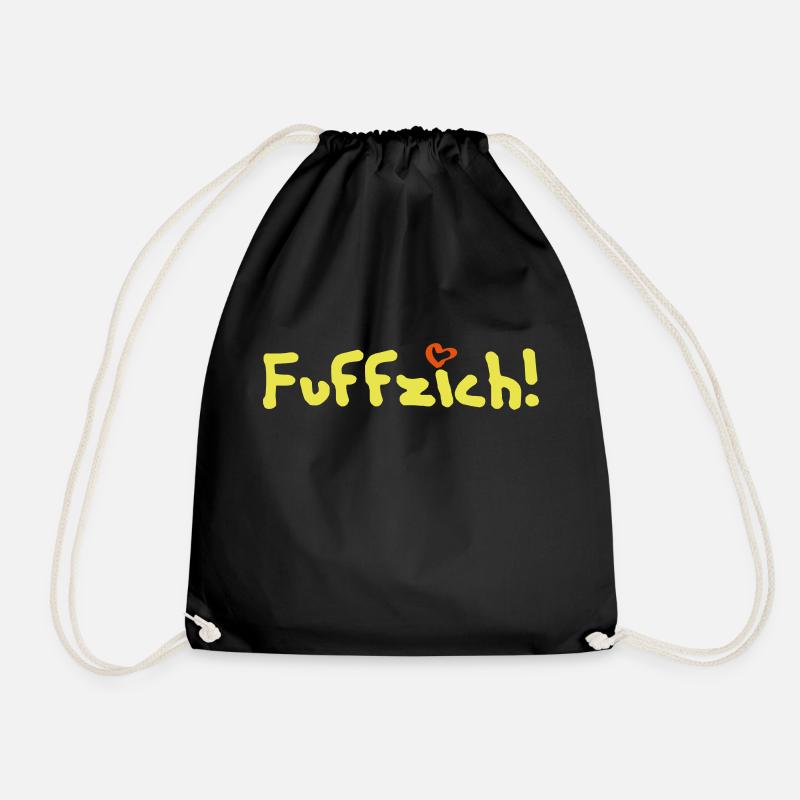 fuffzich 50 - Turnbeutel - Schwarz