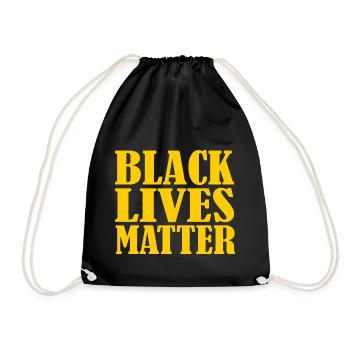 Black lives matter - Drawstring Bag - black - Front