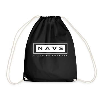 NAVS - Turnbeutel - Schwarz - Vorne