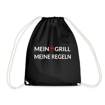 Grillen - Turnbeutel - Schwarz - Vorne