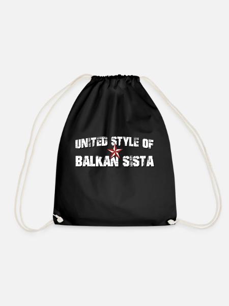 balkan sista - united style of balkan sista - Turnbeutel - Schwarz