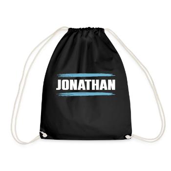 Jonathan - Turnbeutel - Schwarz - Vorne