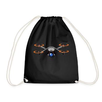 DRONNE gif 2 - Sac de sport léger - noir - Devant