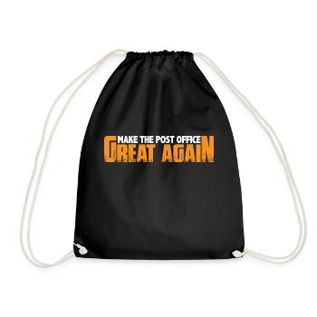 Make The Post Office Great Again 4 - Sac de sport léger - noir - Devant