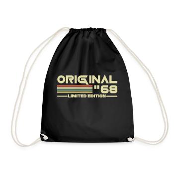 1968 - Drawstring Bag - black - Front