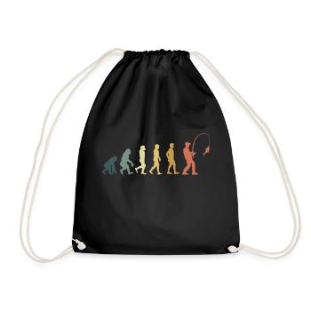 Evolution pêcheur - Sac de sport léger - noir - Devant