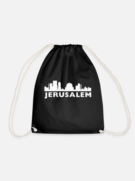 Jérusalem Tel Aviv Israël Tsahal Juda juif - Sac de sport léger - noir
