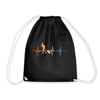 Heartbeat-Reisen - Turnbeutel - Schwarz - Vorne