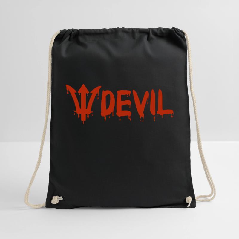 Devil - Devil Drawstring Bag