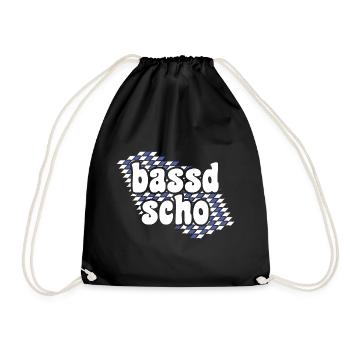 Bayerischer Spruch bassd scho - Sac de sport léger - noir - Devant