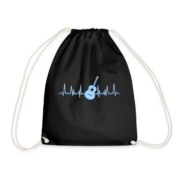 Guitare Heartbeat Hobby Music Band - Sac de sport léger - noir - Devant