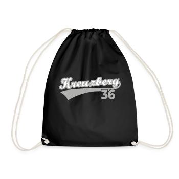 Kreuzberg 36 Berlin - Turnbeutel - Schwarz - Vorne