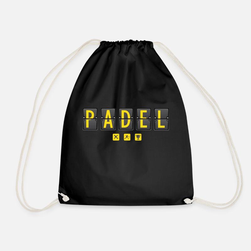 Padel - Cadeau padel - Sac de sport léger - noir