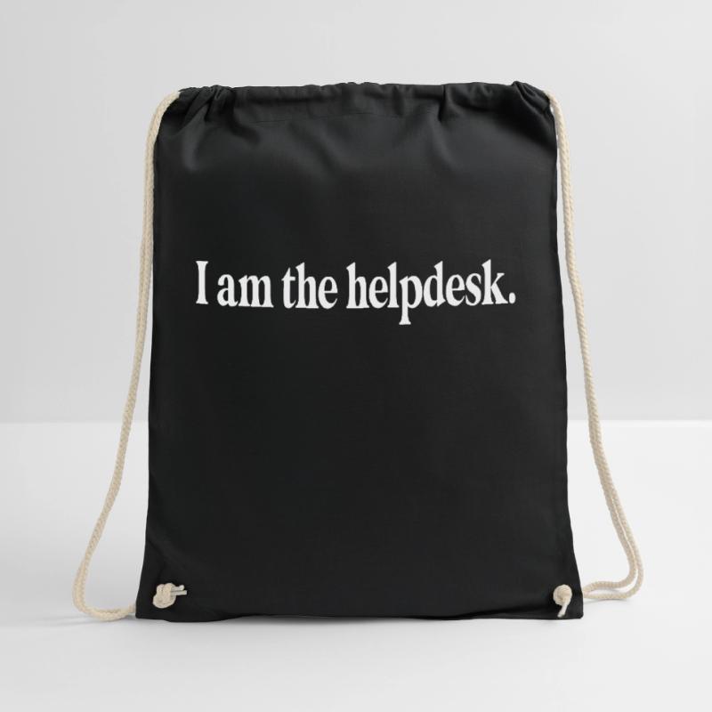 Funny tech computer programmer I am the helpdesk Sac de sport léger