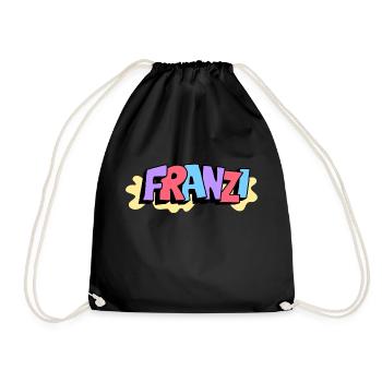 Grafitti Nom Franzi - Sac de sport léger - noir - Devant