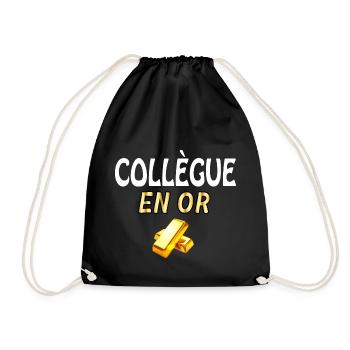 Collègue En Or Collègue Précieux - Sac de sport léger - noir - Devant