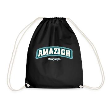 AMAZIGH freie Menschen - Turnbeutel - Schwarz - Vorne