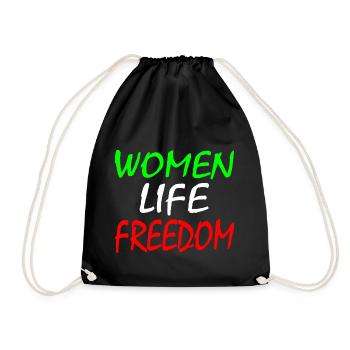 Women life freedom - Sac de sport léger - noir - Devant