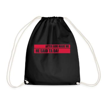 Après que Dieu m’ait fait - Sac de sport léger - noir - Devant