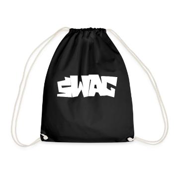 SWAG - Drawstring Bag - black - Front