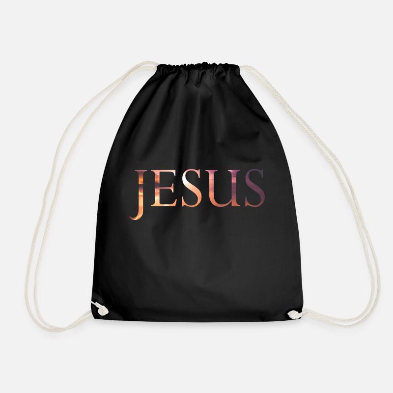 Jesus - Blitz - Turnbeutel - Schwarz
