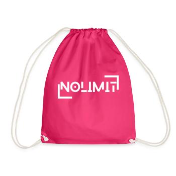 No Limit Opportunities Success Gifts Business - Drawstring Bag - fuchsia - Front